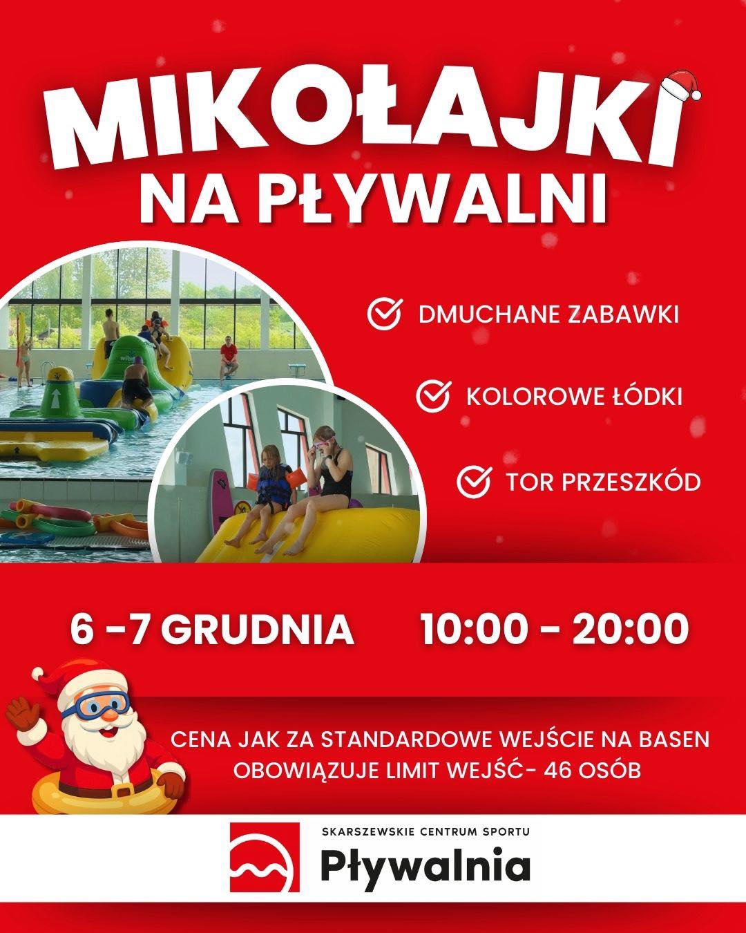 Mikołajki na Pływalni