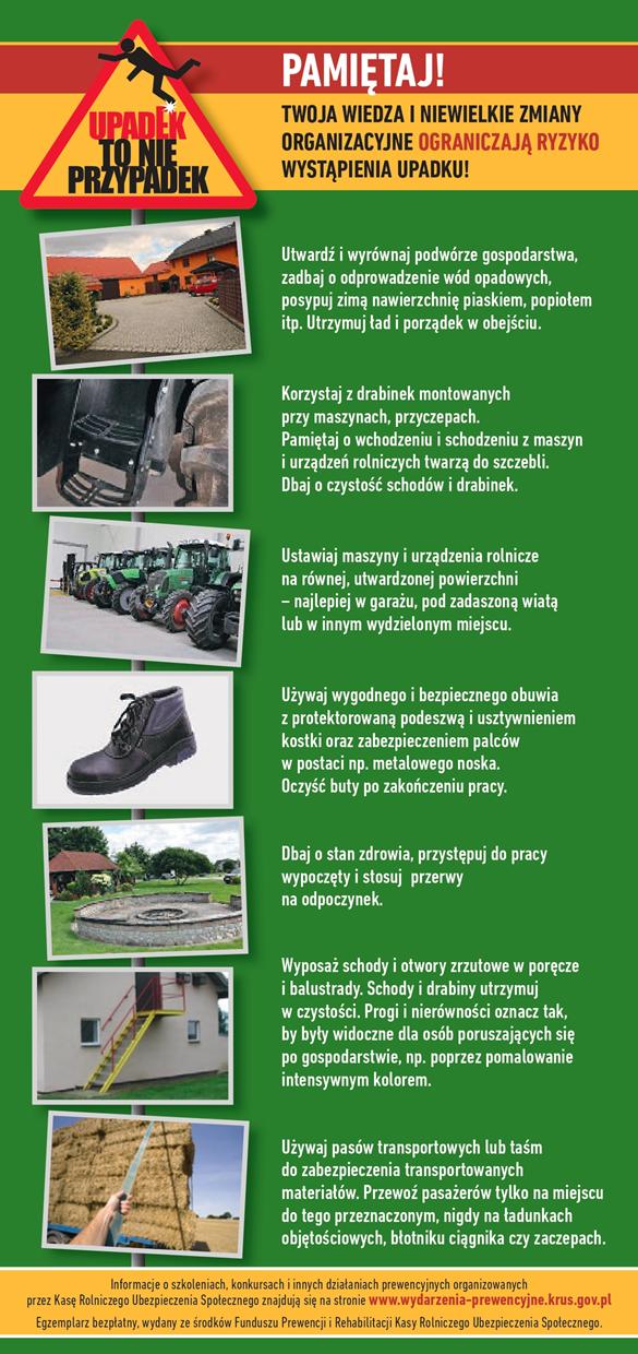 Ulotka Rolniku powiedz stop upadkom page 0002